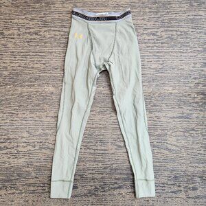 Under Armour HeatGear 3/4 Compression Tights Base Layer Pants Men's Medium Green